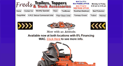 Desktop Screenshot of fredstrailersandtrucks.com